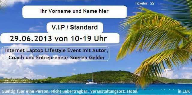 Internet Laptop Lifestyle Event Tickets
